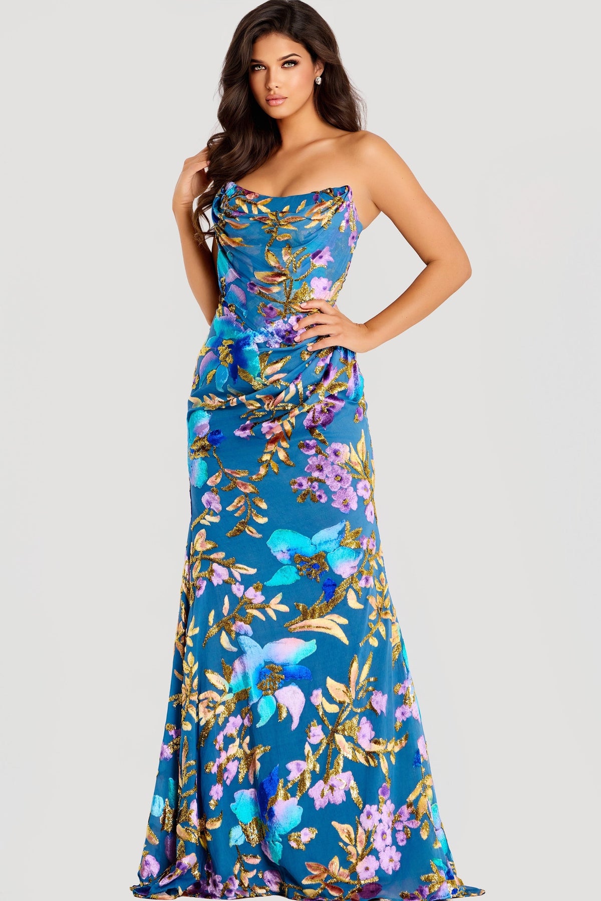 Jovani 47654-BLUE-GOLD-F2
