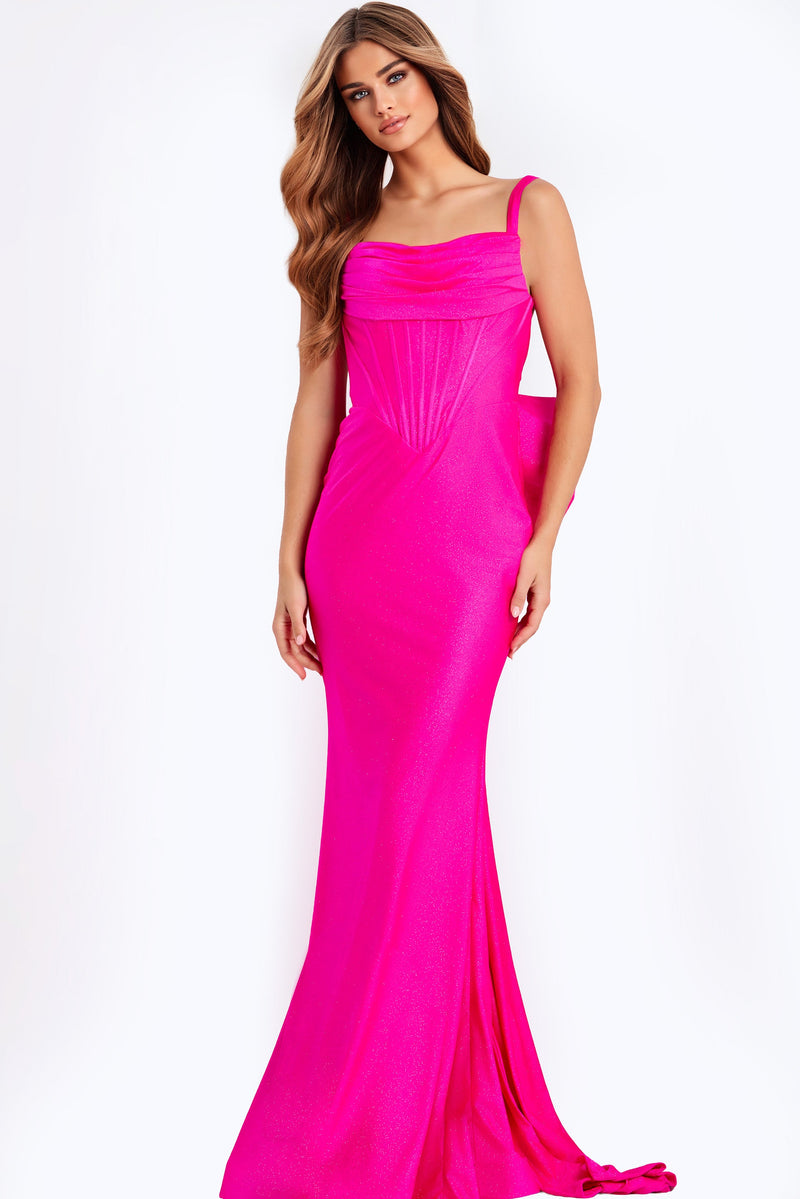 Jovani 47669-HOT-PINK-F1
