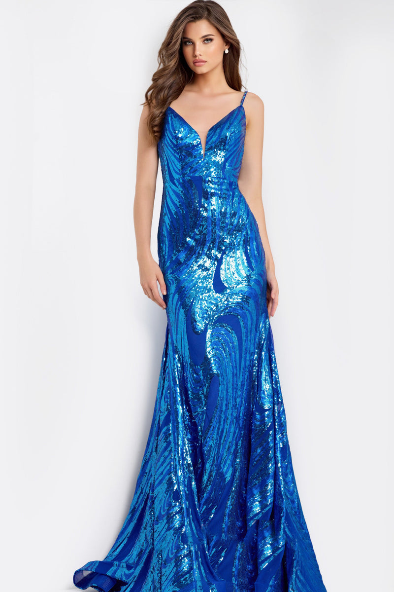 Jovani 48518-COBALT-F1