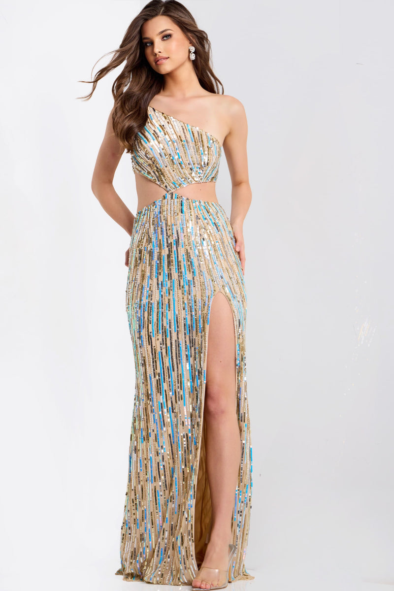 Jovani 48526-NUDE-GOLD-F1