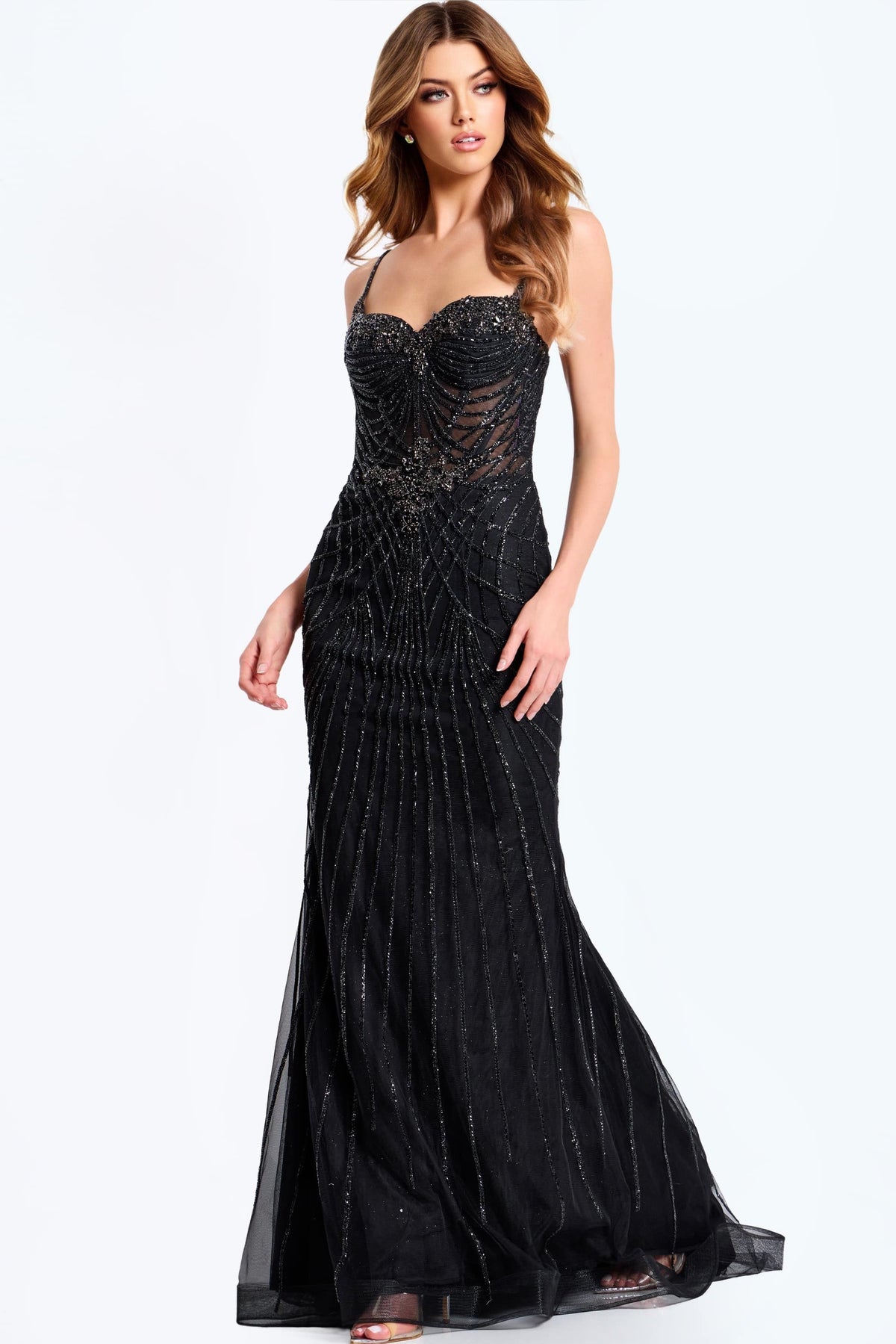 Jovani 49117-BLACK-F2