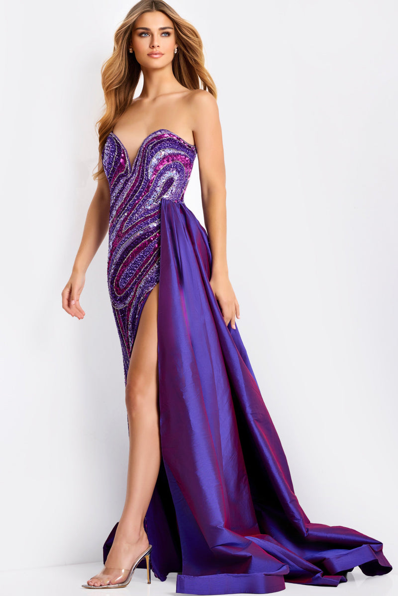 Jovani 49226-DARK-PURPLE-MULTI-F3