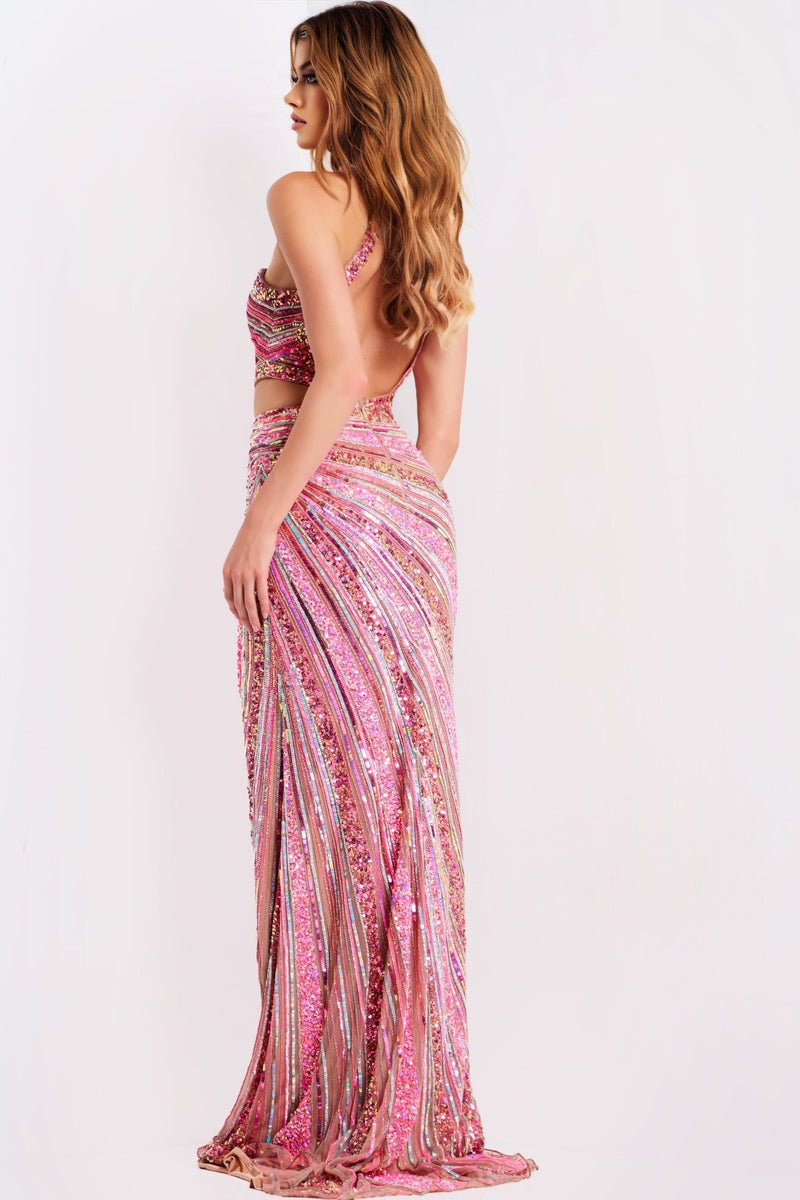 Jovani 49266-PINK-MULTI-B2