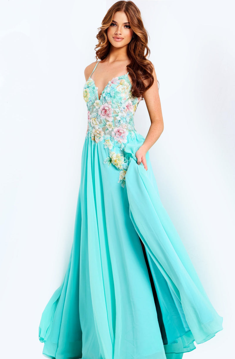 Jovani 49633-AQUA-F3