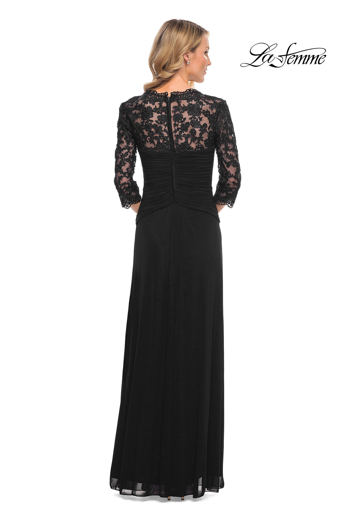 La Femme 23244 in Black, back view