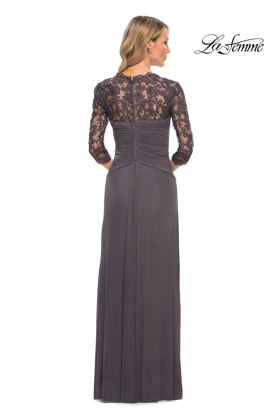 La Femme 23244 in Gunmetal, back view