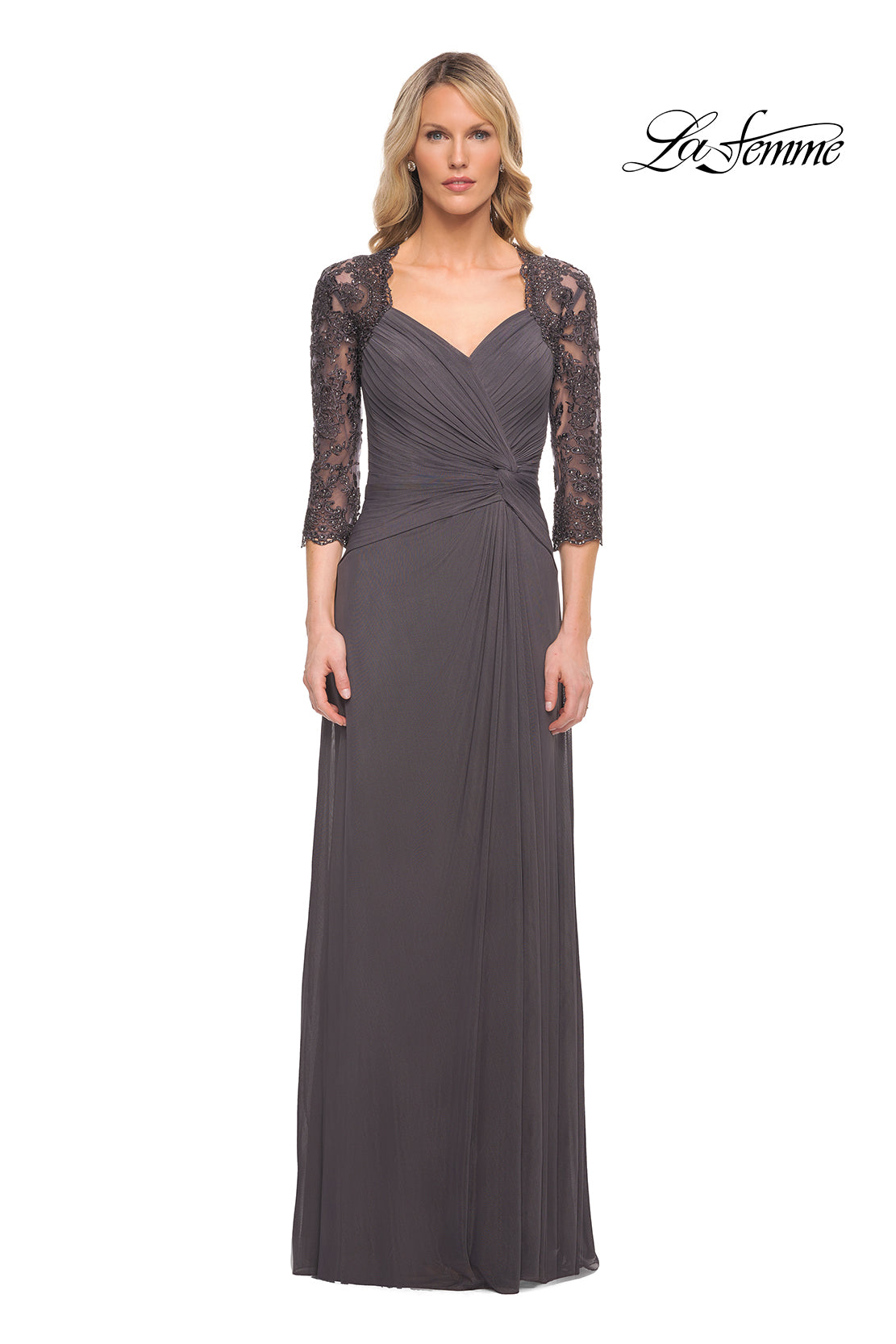 La Femme 23244 in Gunmetal, front view