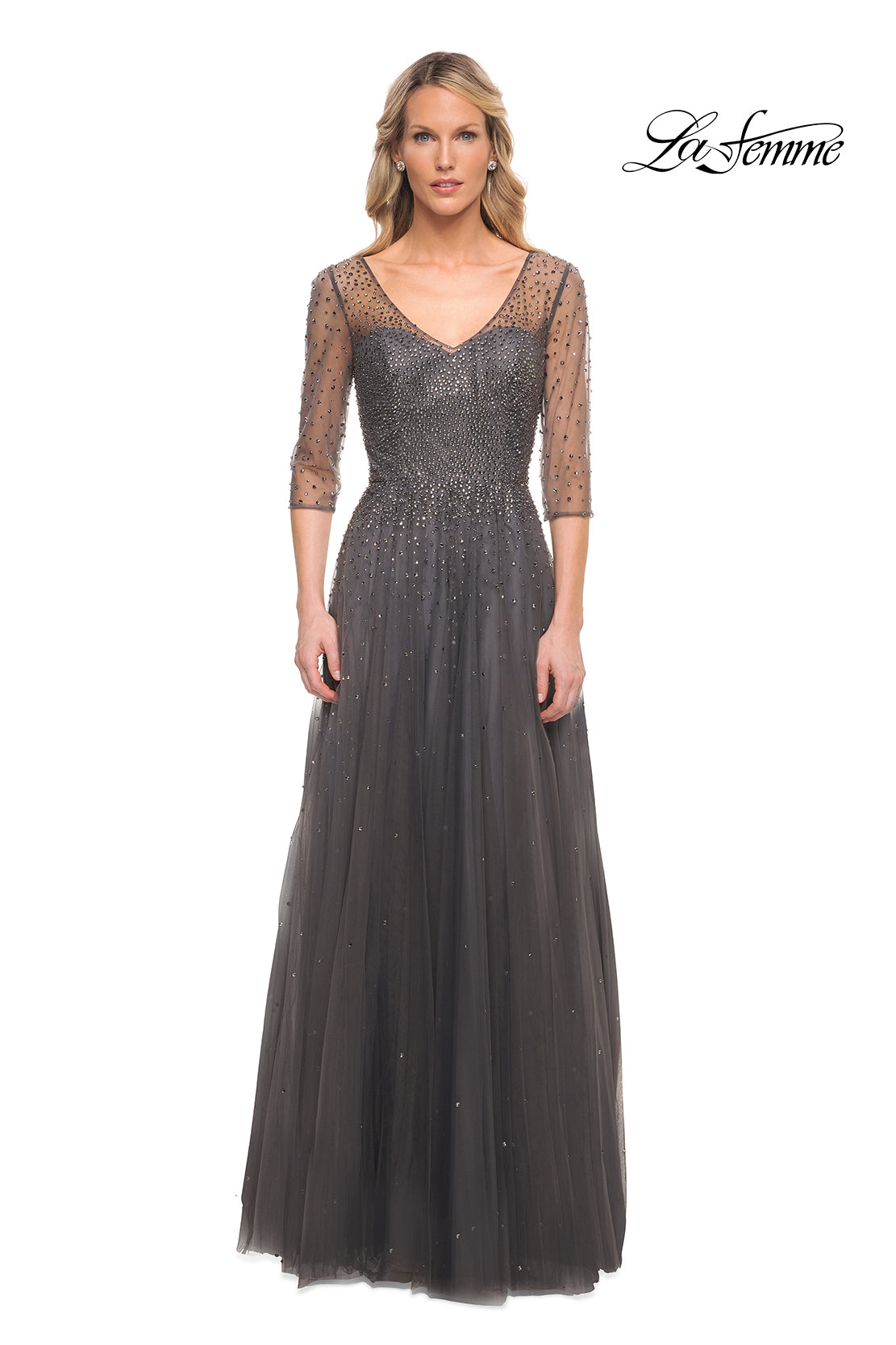 La Femme 24894 in Gunmetal, front view