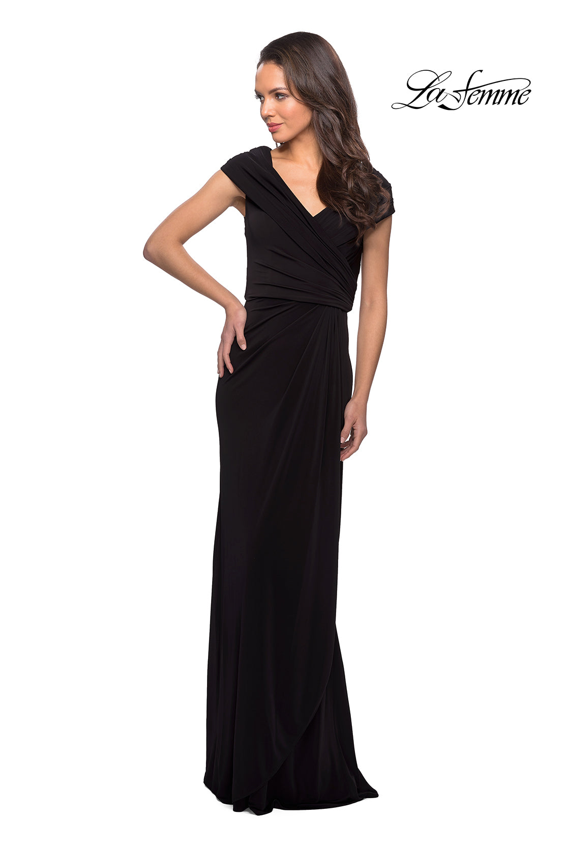 La Femme 26519 in Black, front view