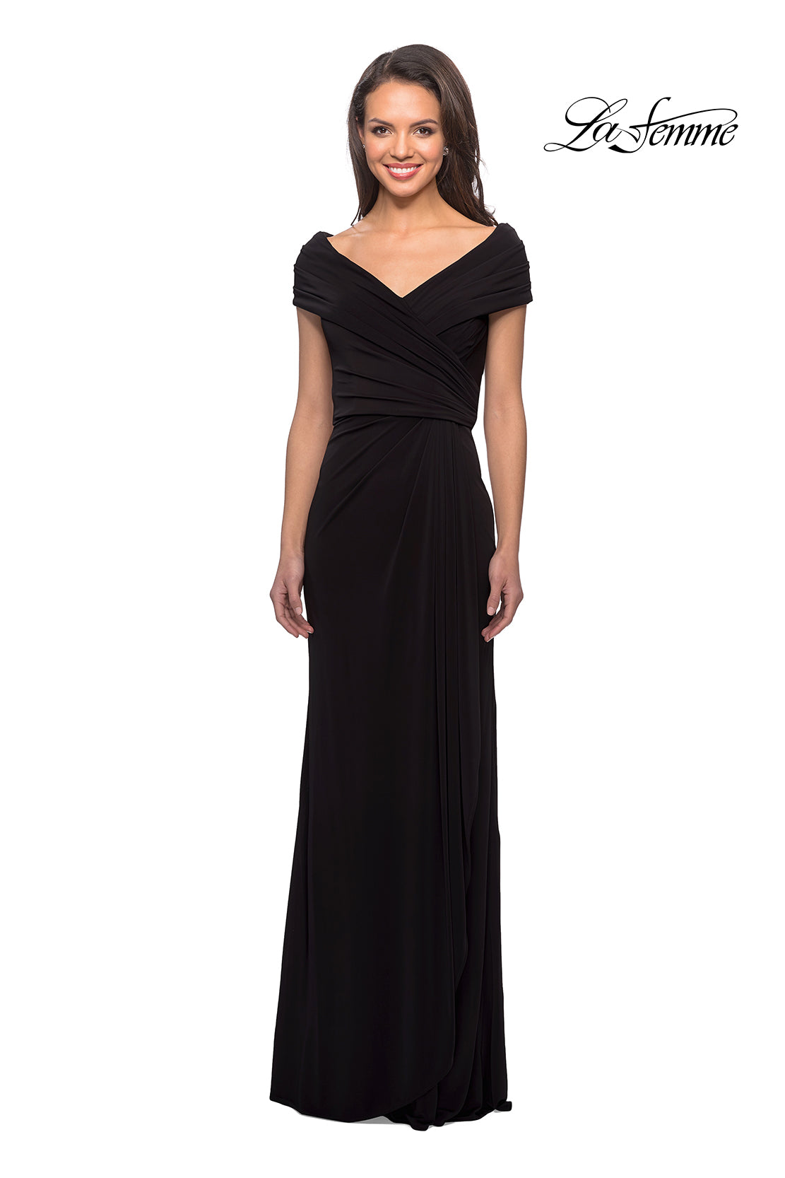 La Femme 26519 in Black, front view