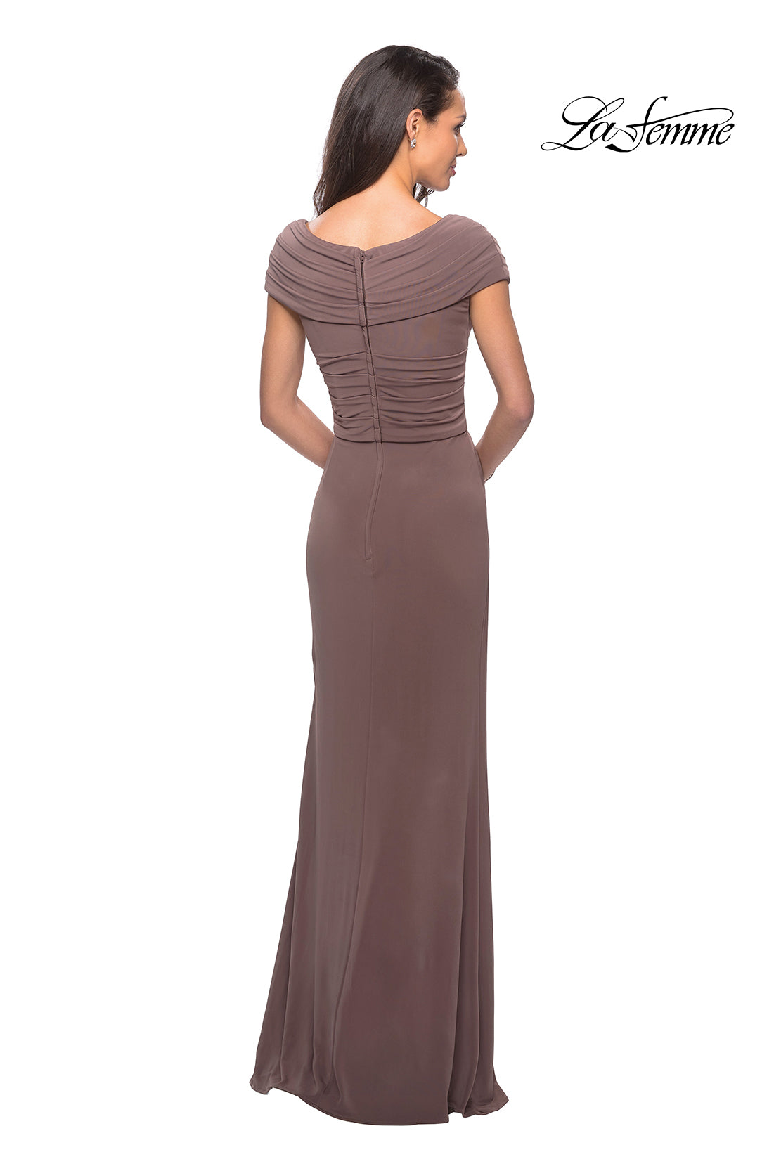 La Femme 26519 in Cocoa, back view