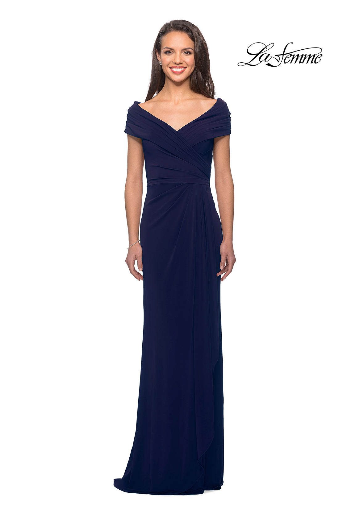 La Femme 26519 in Navy, front view