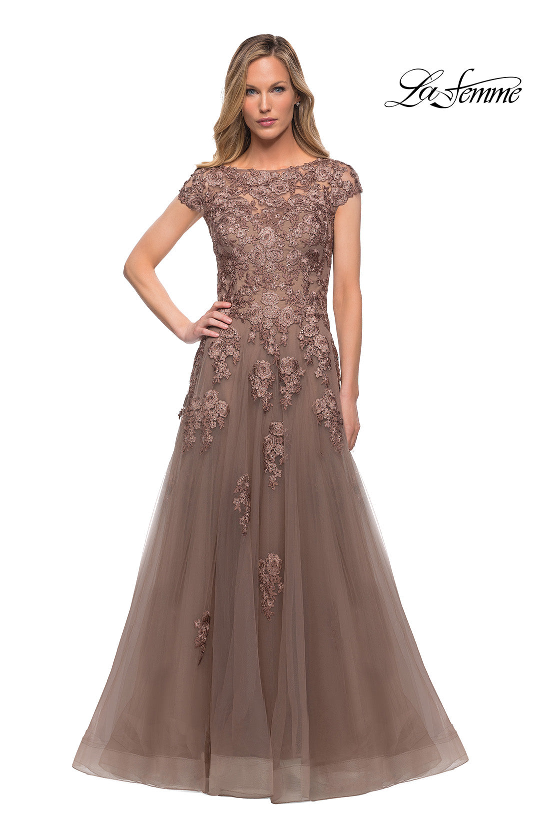 La Femme 26907 in Cocoa, front view