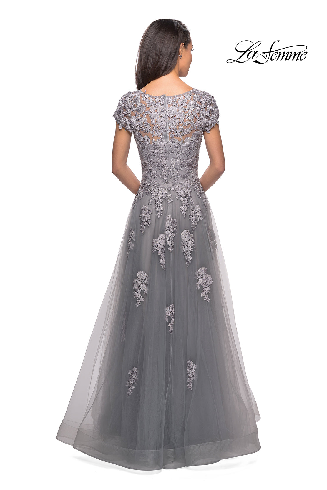 La Femme 26907 in Silver, back view