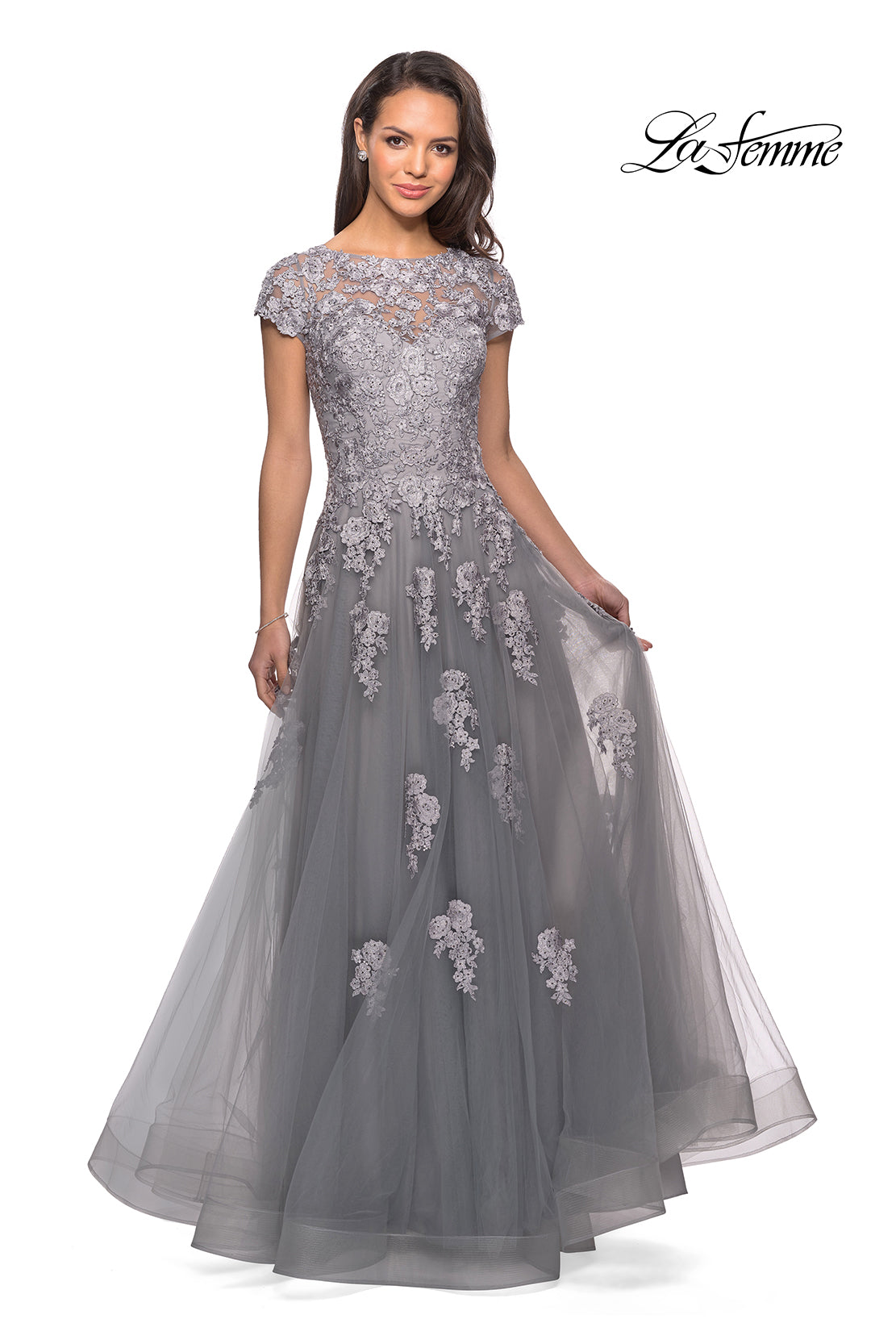 La Femme 26907 in Silver, front view