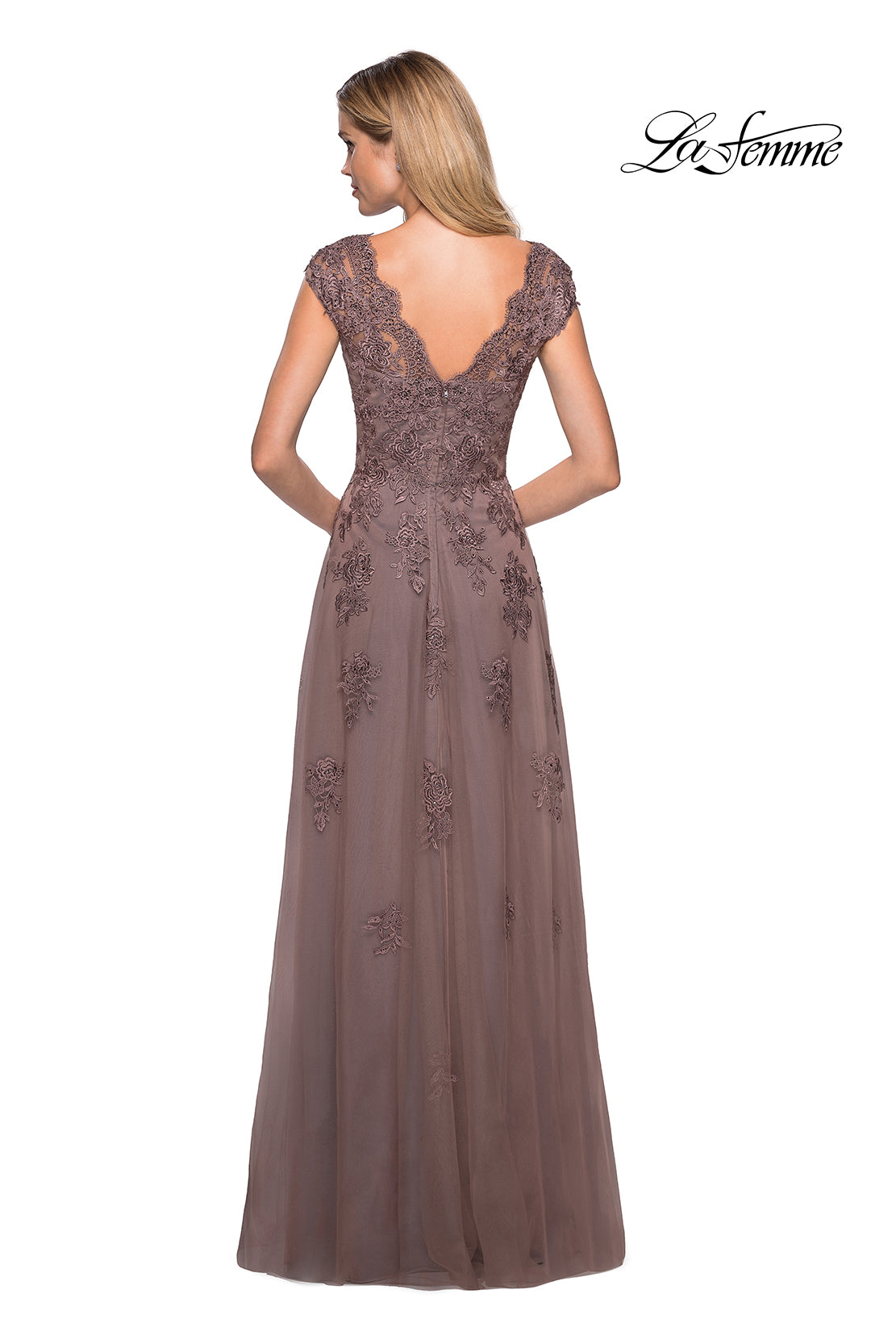 La Femme 26942 in Cocoa, back view