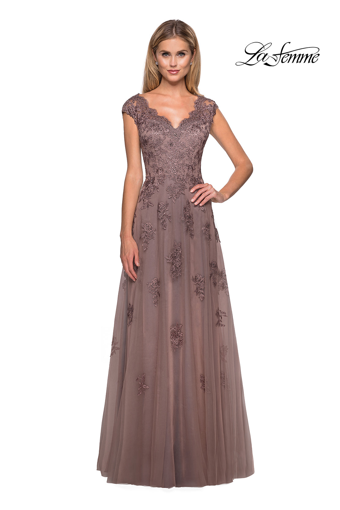 La Femme 26942 in Cocoa, front view