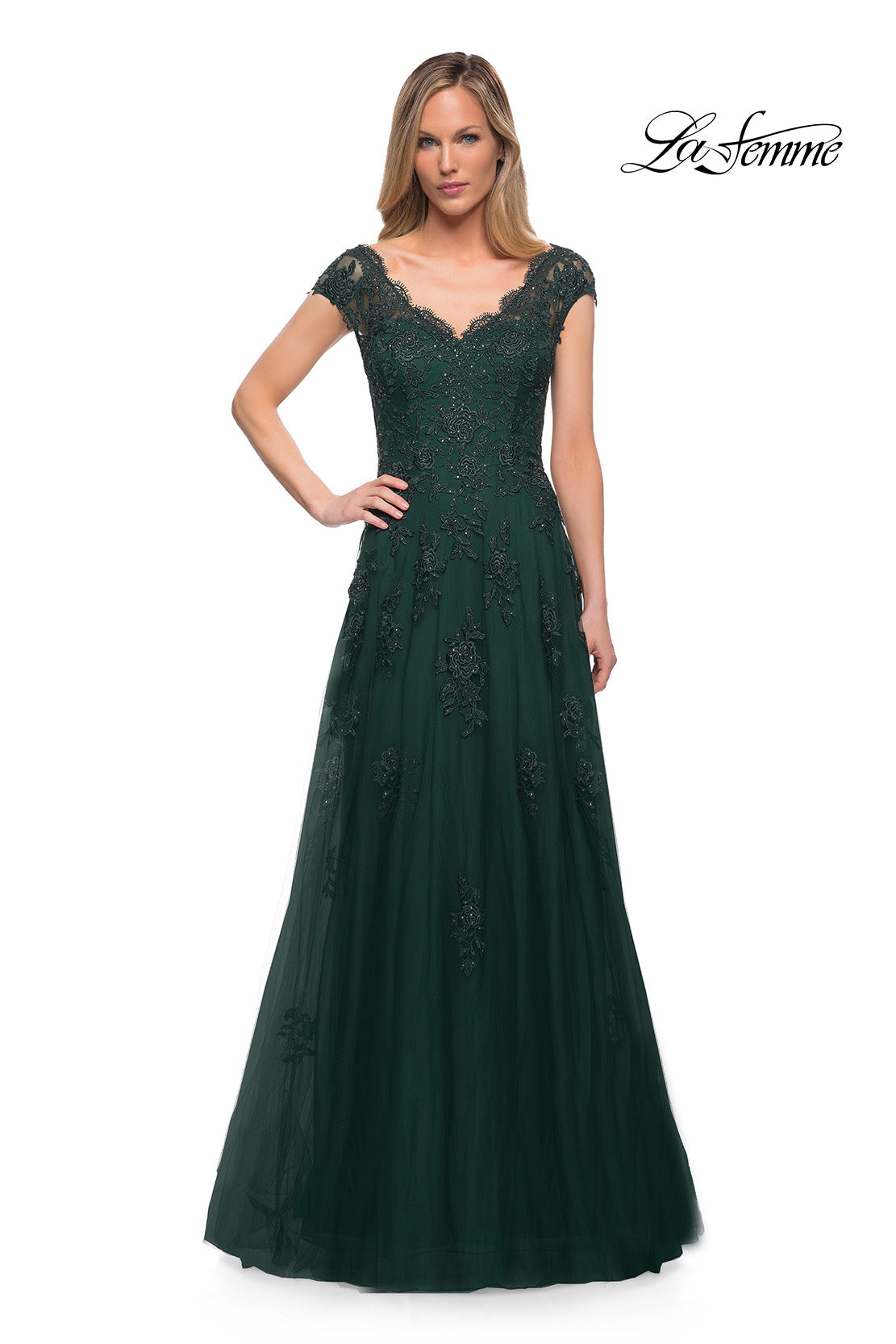 La Femme 26942 in DarkEmerald, front view