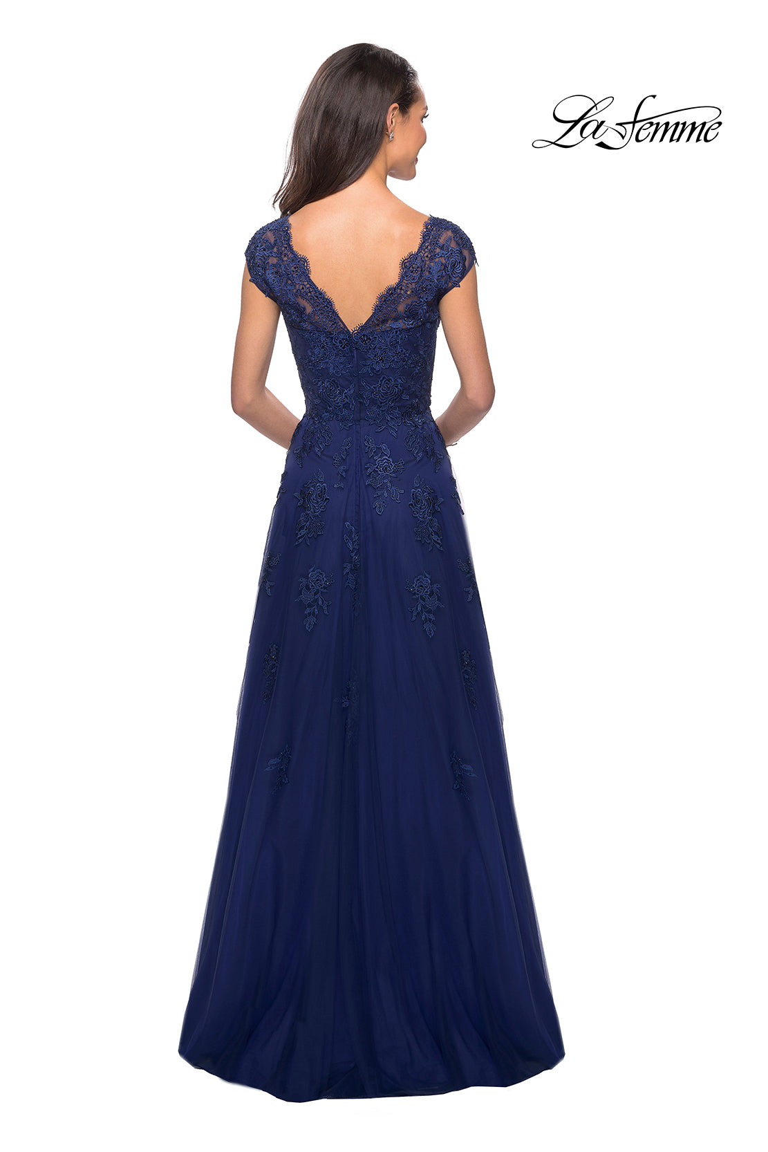 La Femme 26942 in MarineBlue, back view