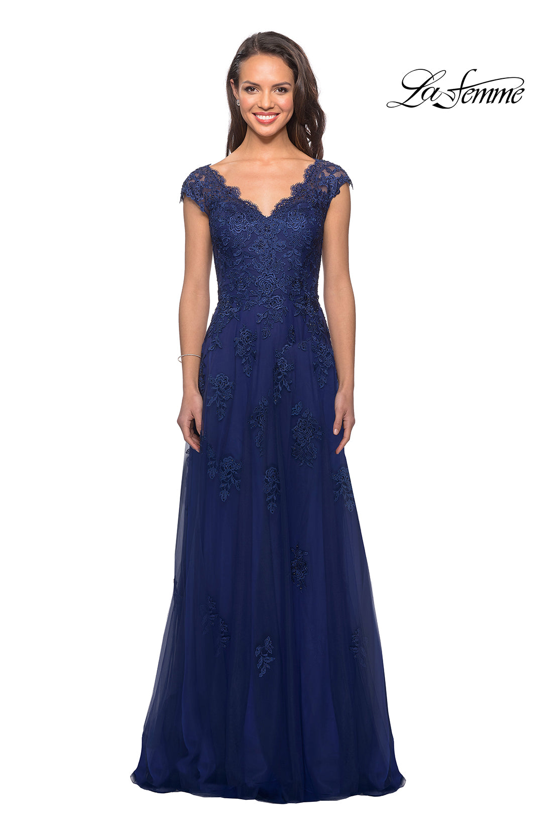 La Femme 26942 in MarineBlue, front view