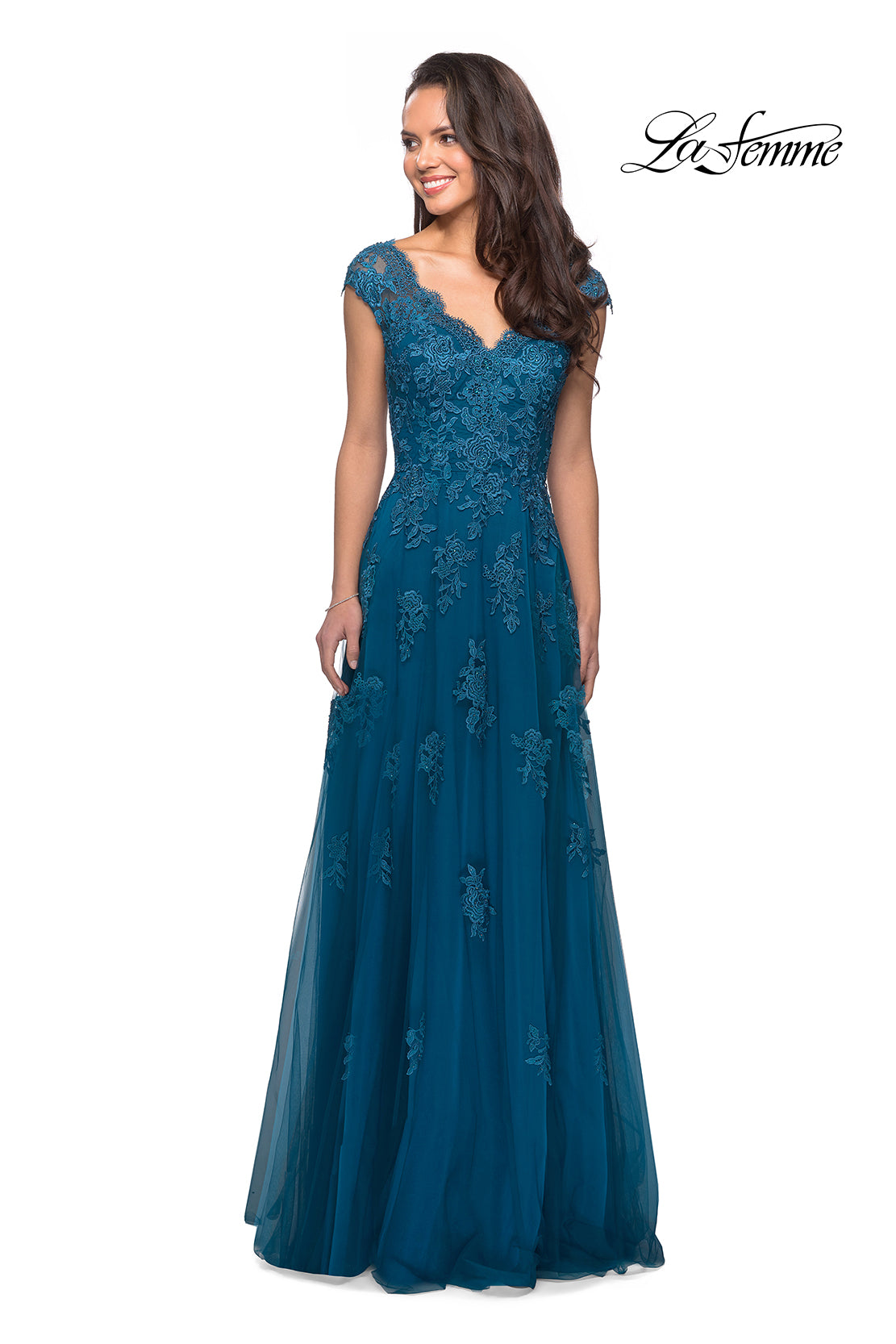 La Femme 26942 in Teal, front view