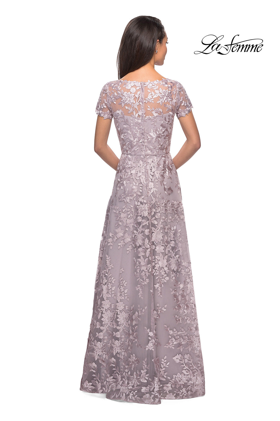 La Femme 27870 in AntiqueBlush, back view