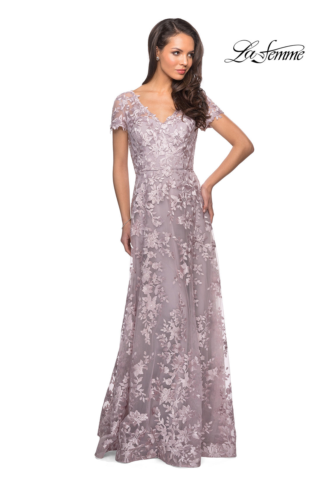 La Femme 27870 in AntiqueBlush, front view
