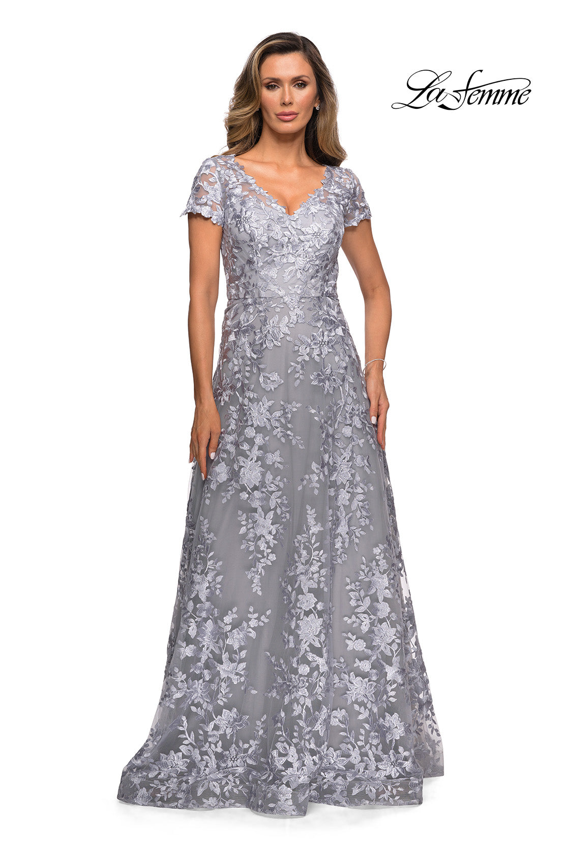 La Femme 27870 in Platinum, front view