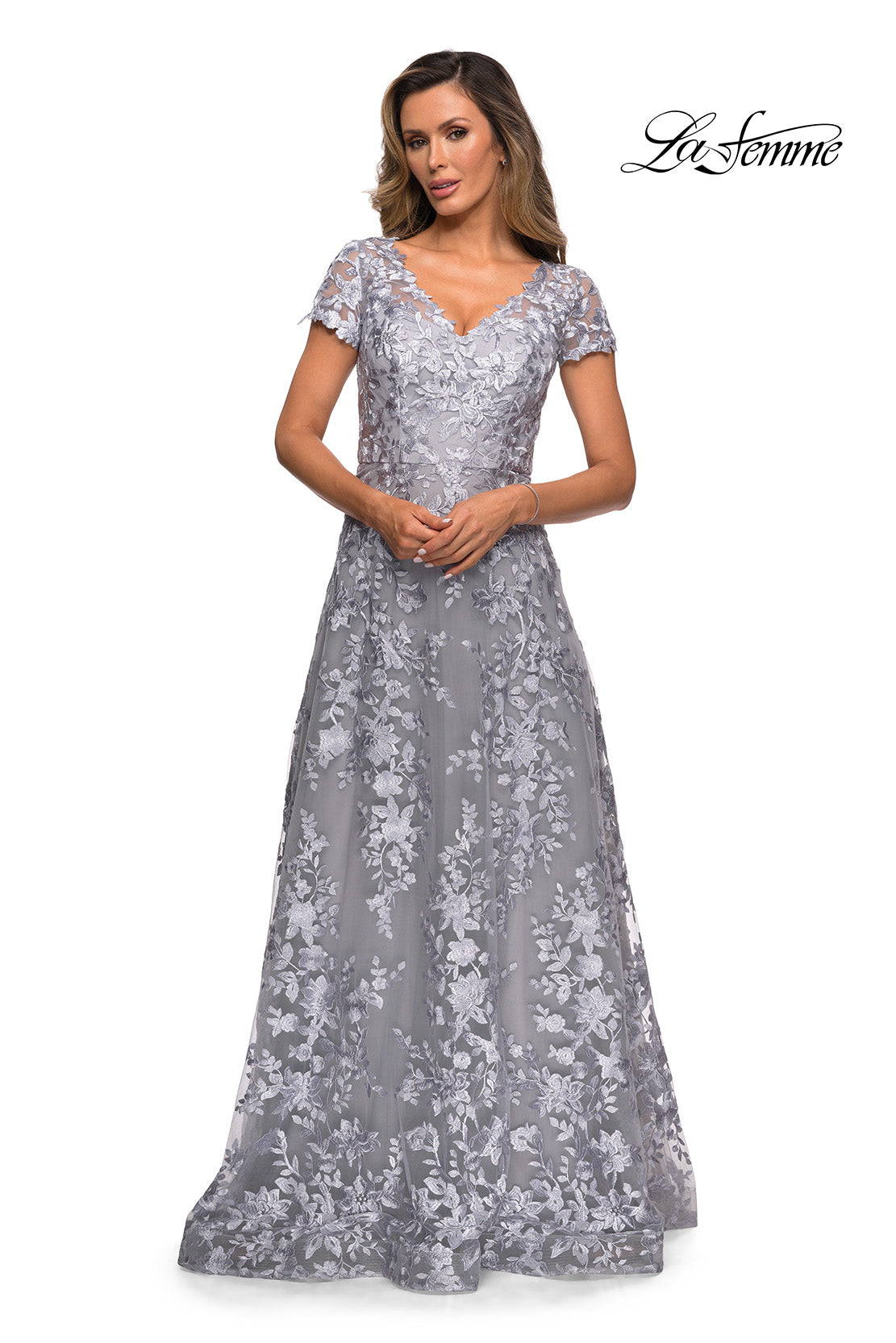 La Femme 27870 in Platinum, front view