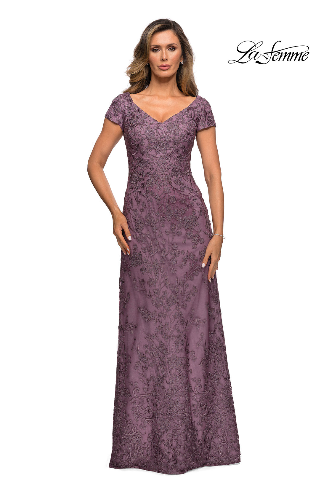 La Femme 27915 in DustyLilac, front view
