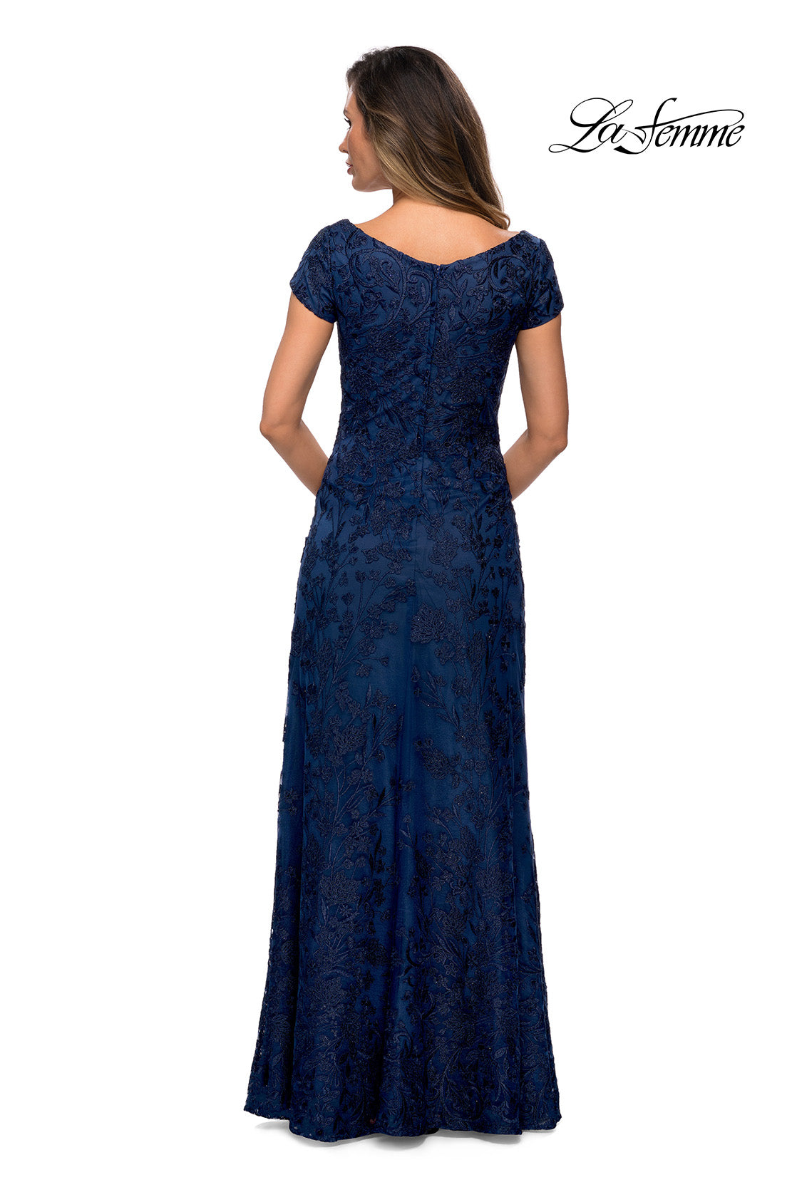 La Femme 27915 in Navy, back view