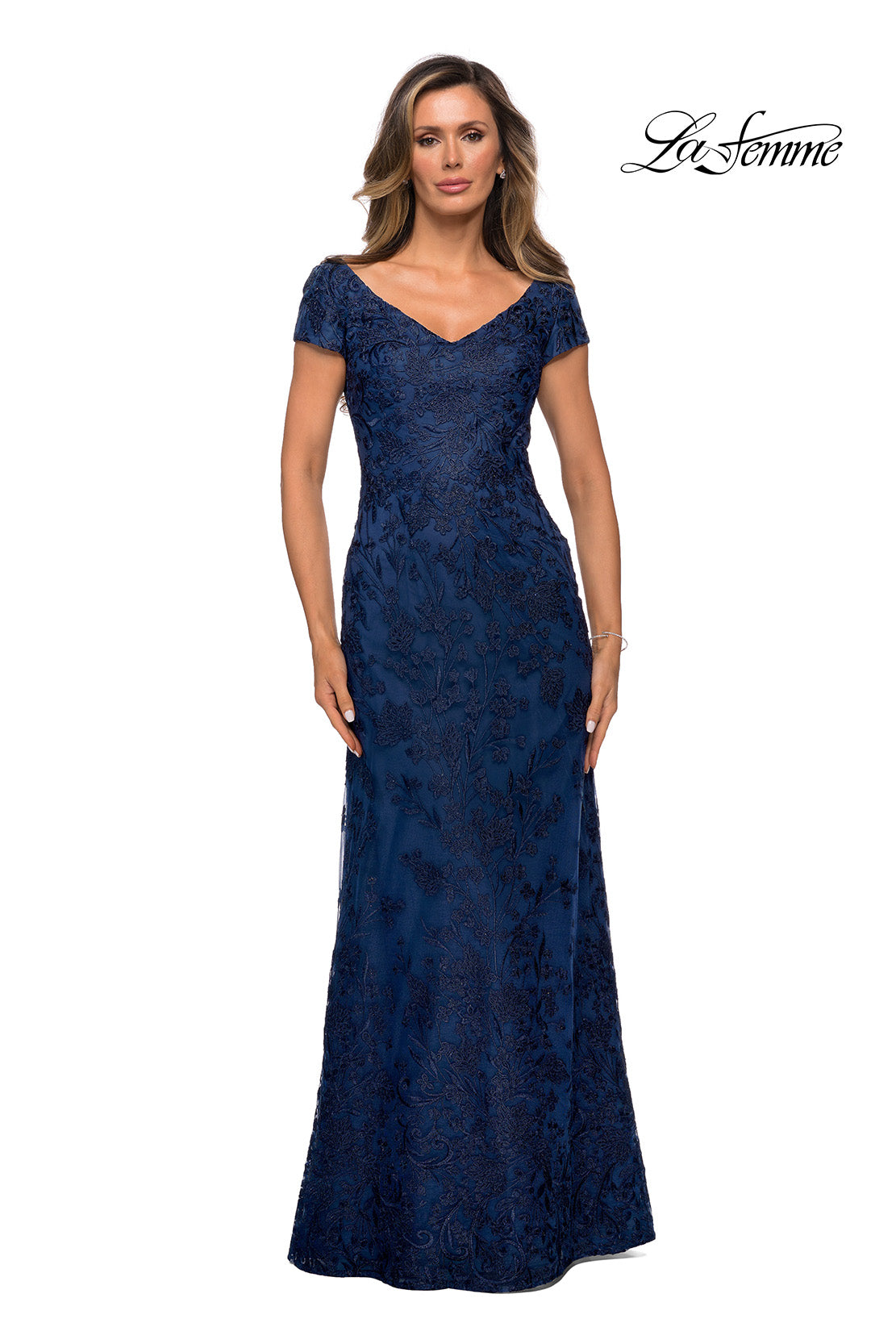La Femme 27915 in Navy, front view