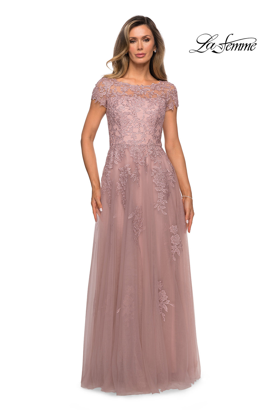 La Femme 27920 in Mauve, front view
