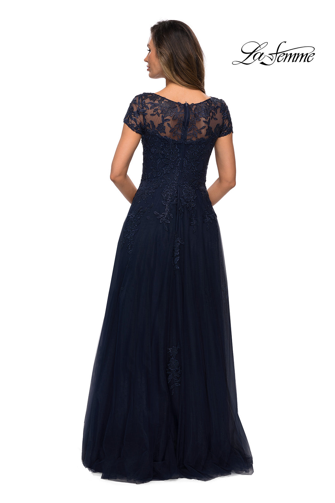 La Femme 27920 in Navy, back view