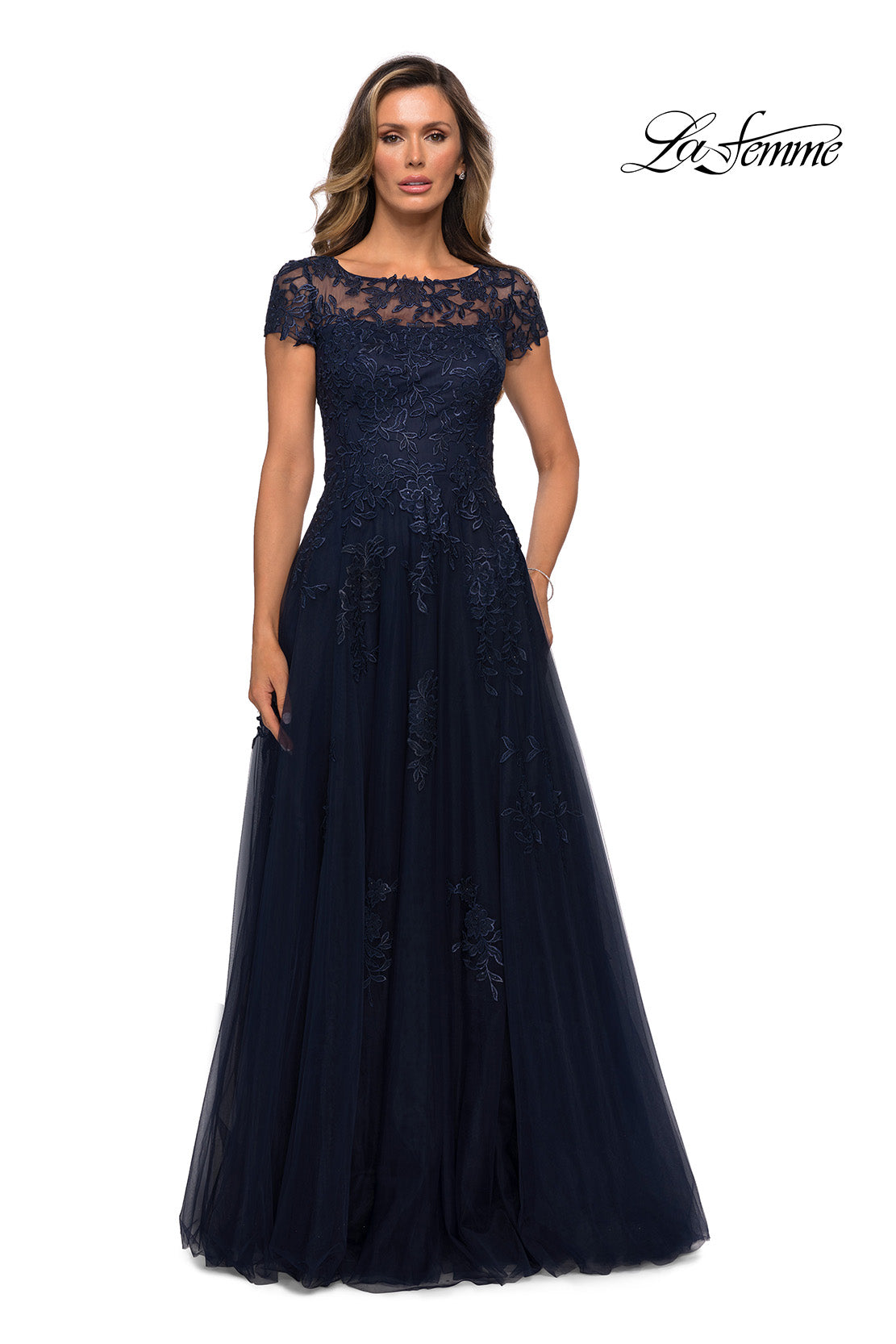 La Femme 27920 in Navy, front view