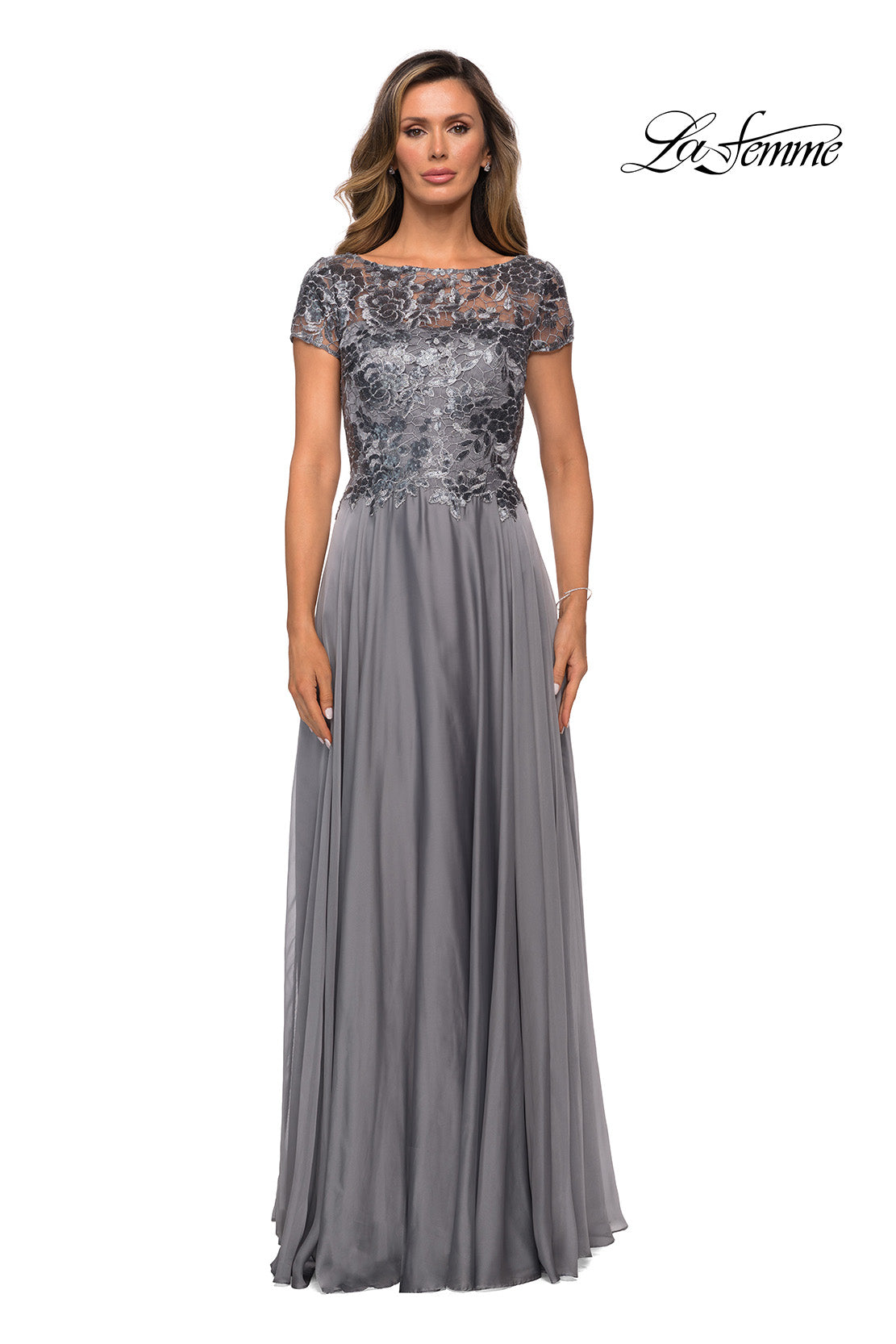 La Femme 27924 in Platinum, front view
