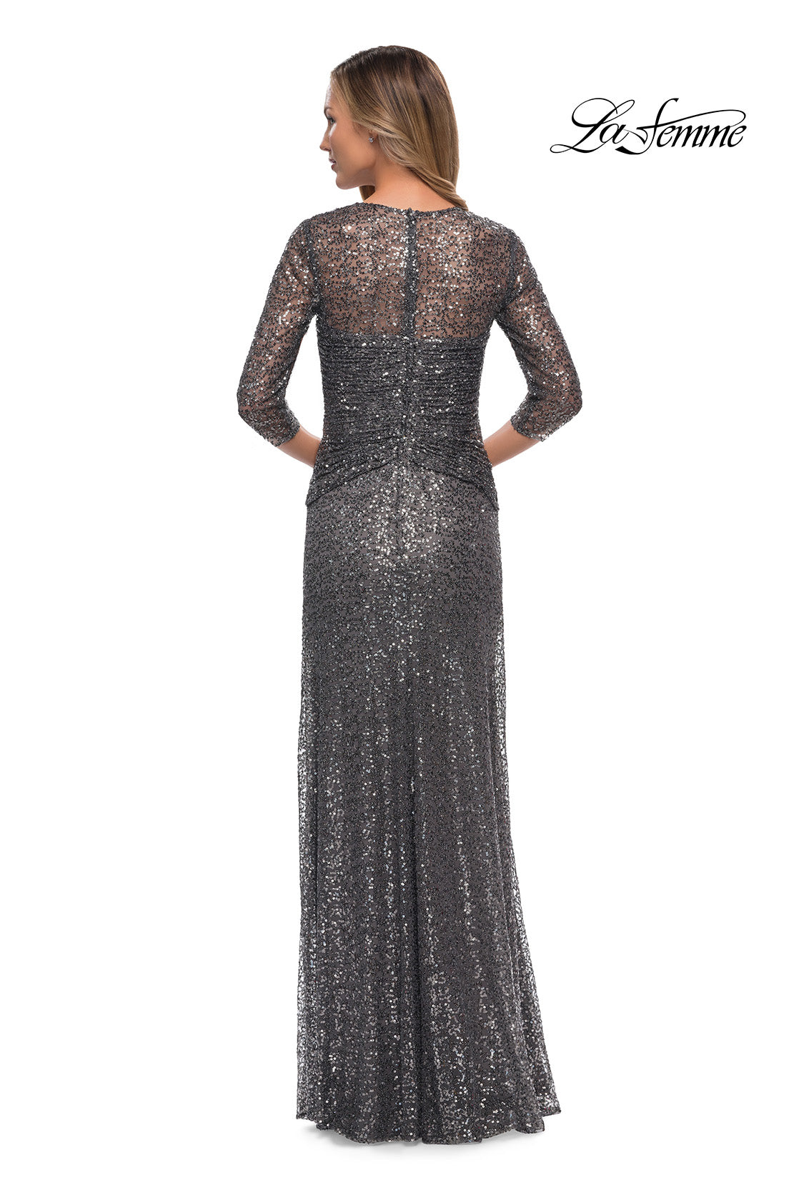 La Femme 27930 in Gunmetal, back view