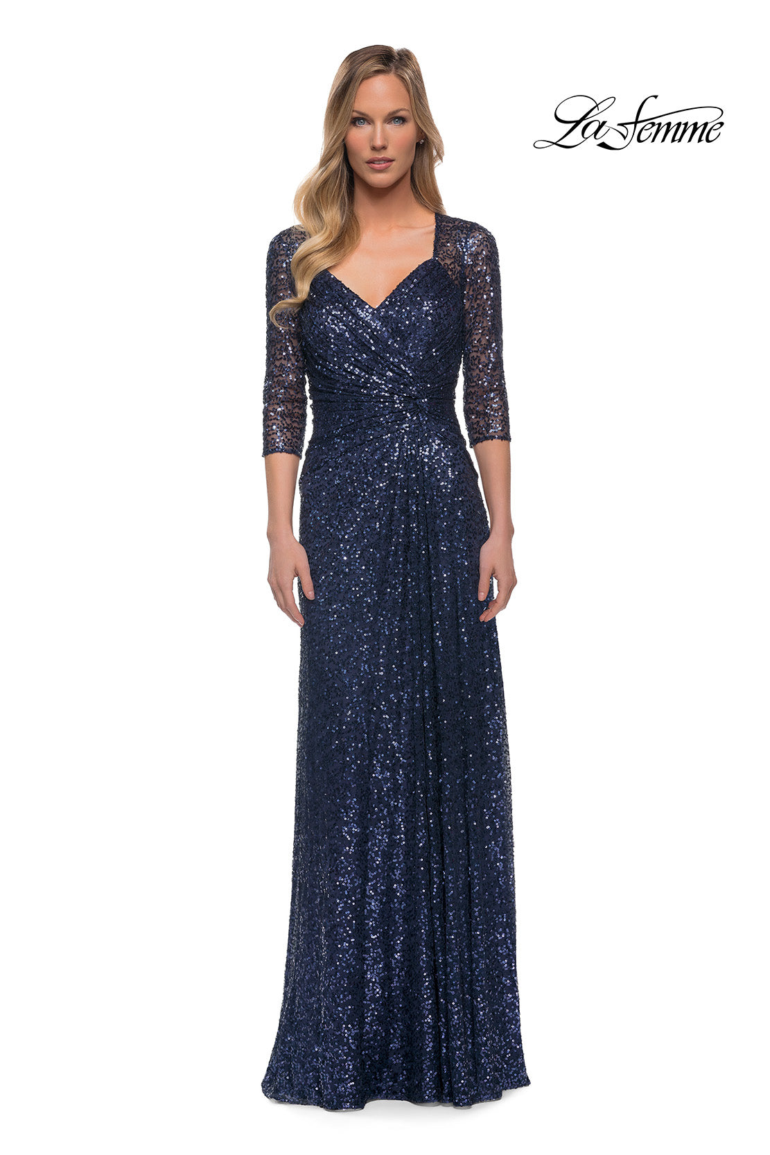 La Femme 27930 in Navy, front view