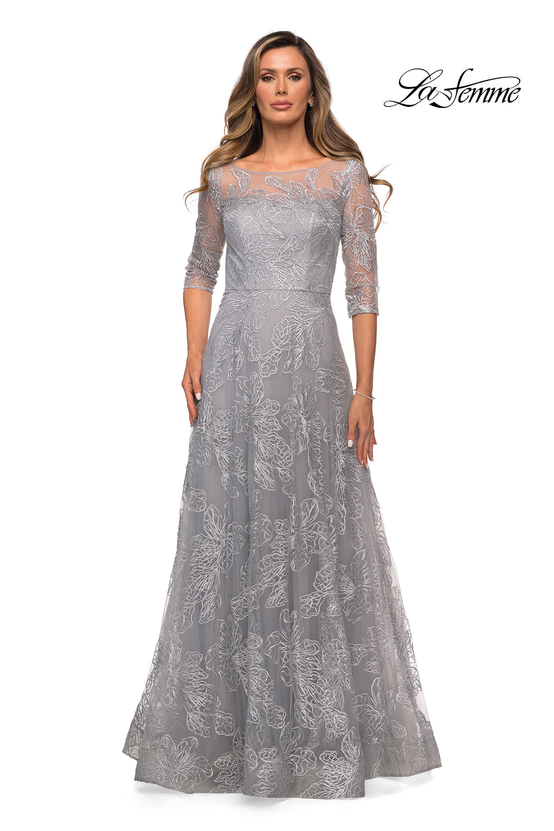 La Femme 27942 in Silver, front view