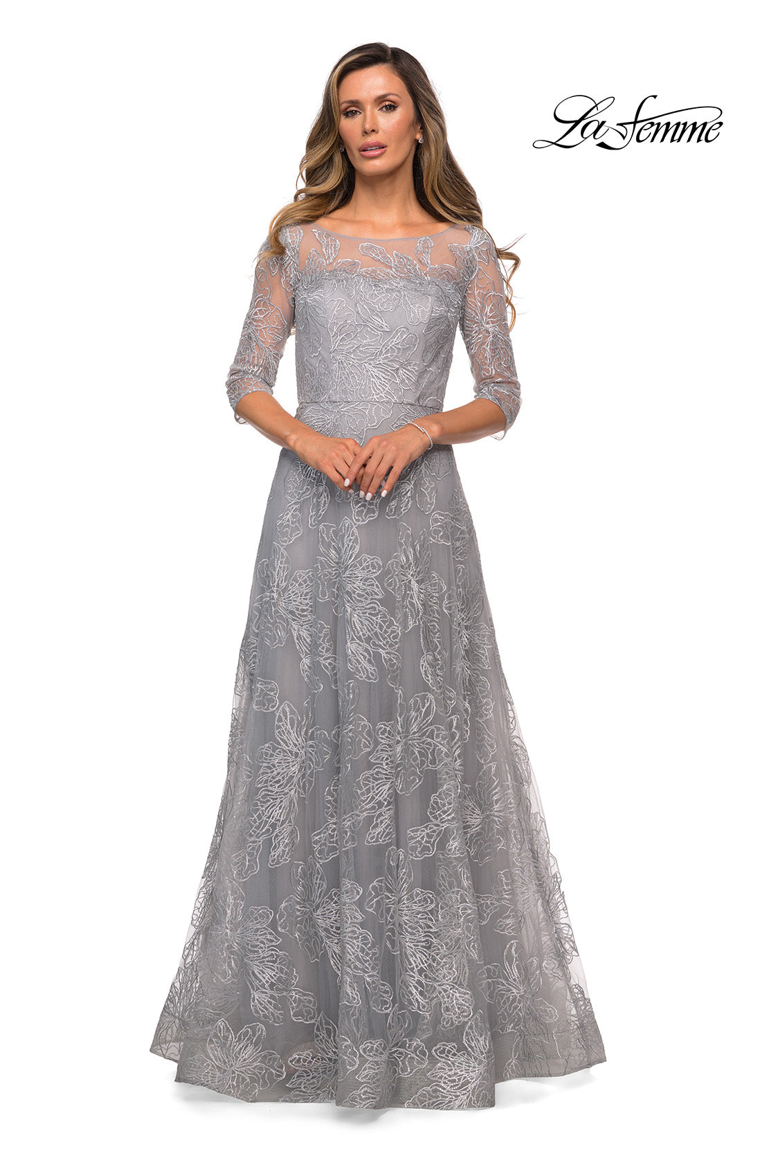 La Femme 27942 in Silver, front view