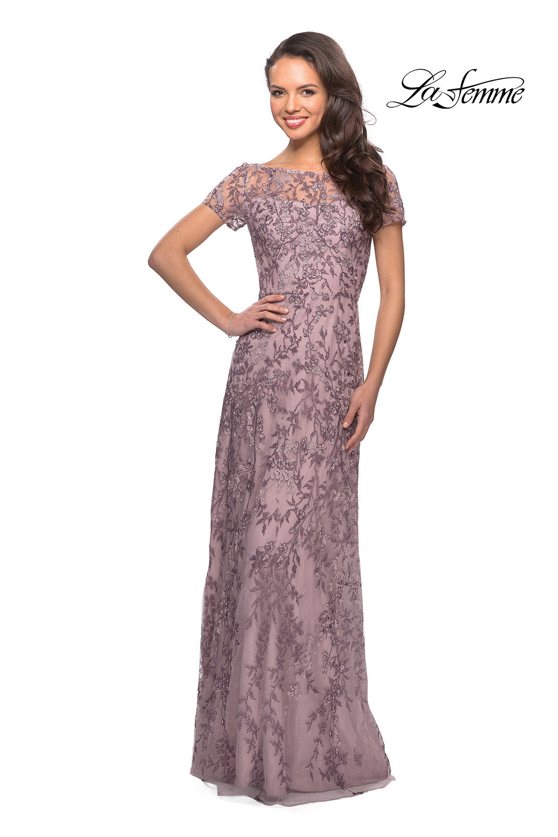 La Femme 27956 in DustyLilac, front view