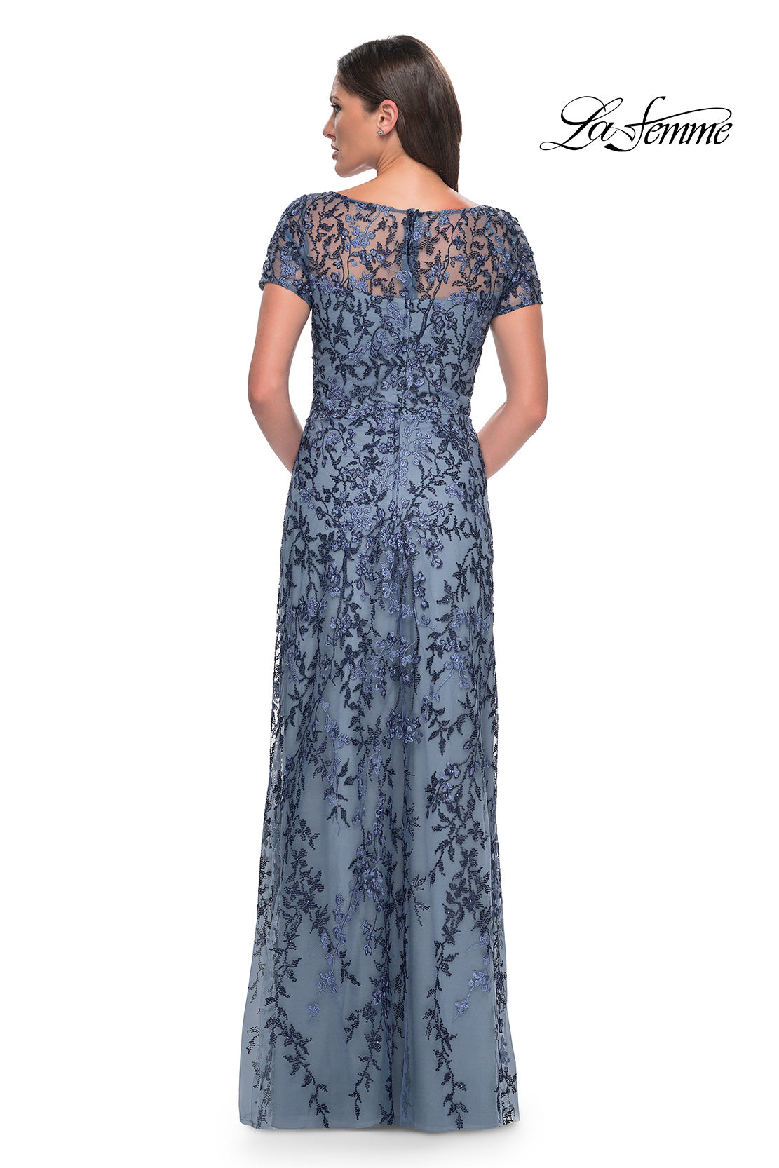 La Femme 27956 in Slate, back view