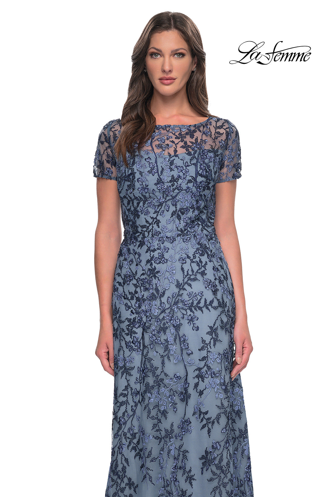 La Femme 27956 in Slate, front view