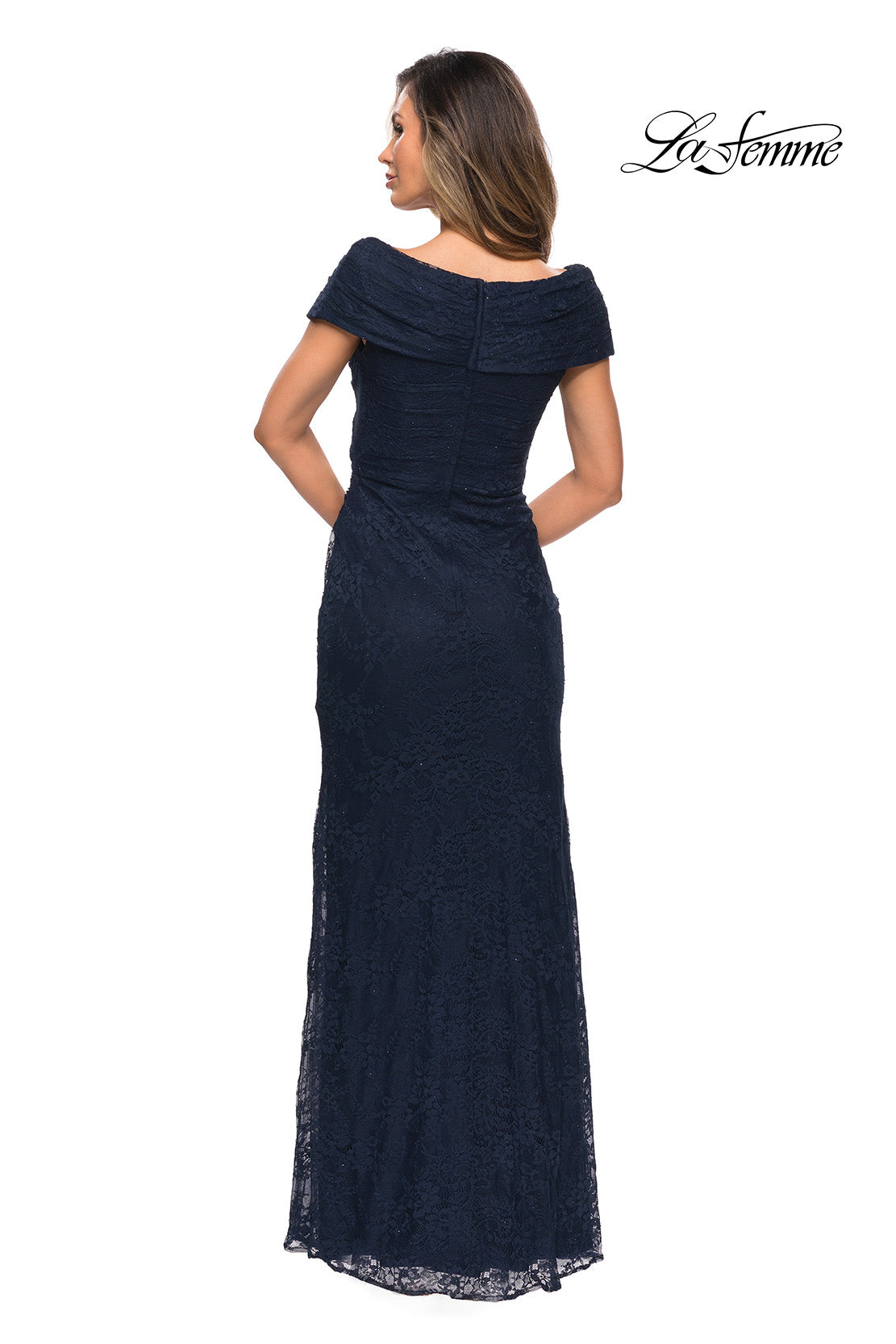 La Femme 27982 in Navy, back view