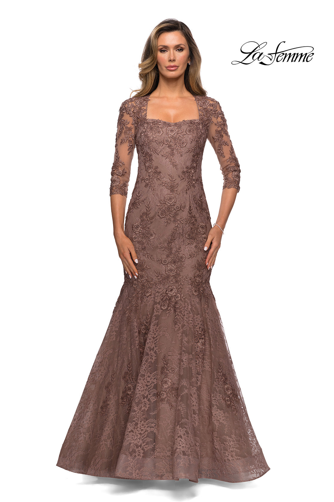 La Femme 28033 in Cocoa, front view