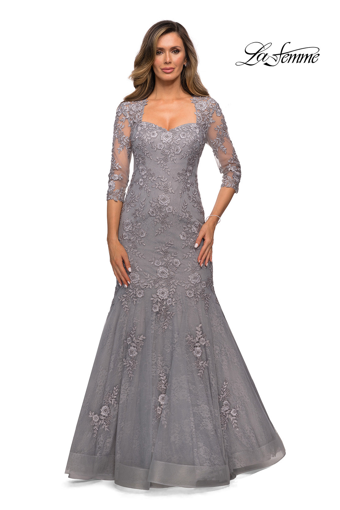 La Femme 28033 in Silver, front view