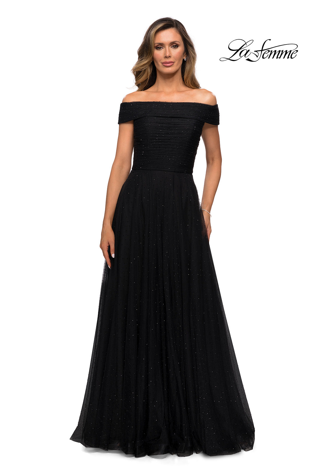 La Femme 28051 in Black, front view