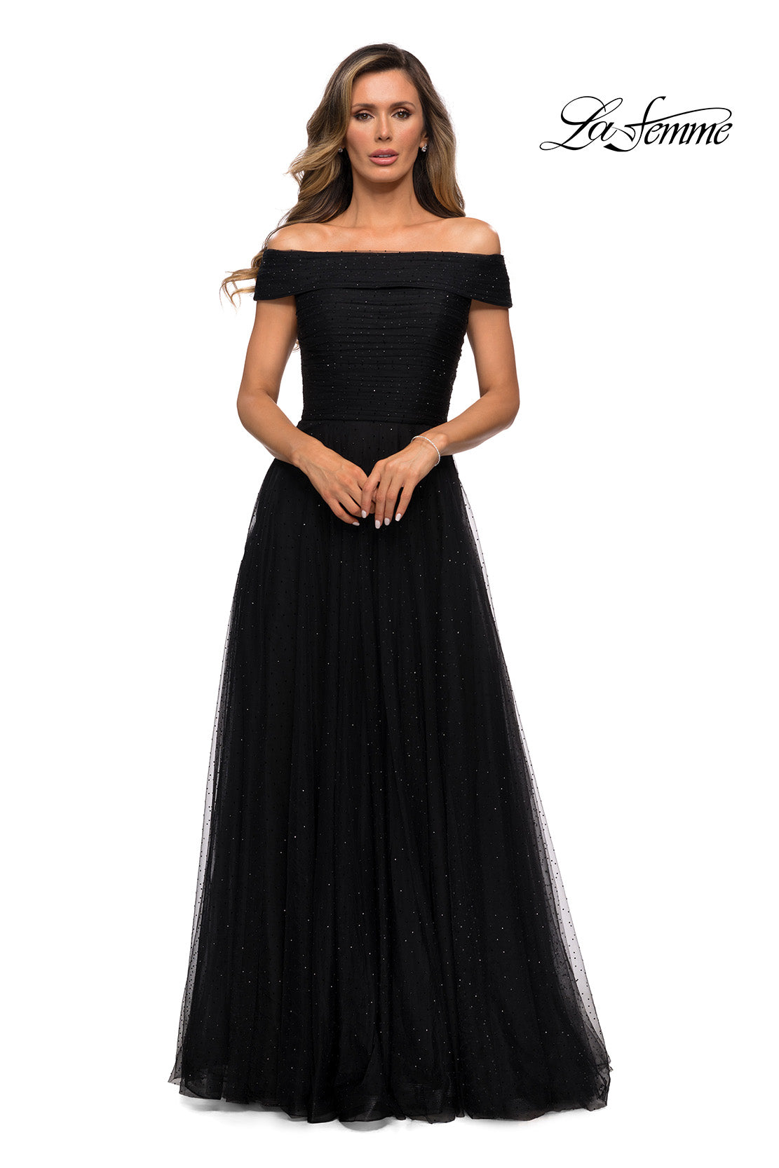La Femme 28051 in Black, front view
