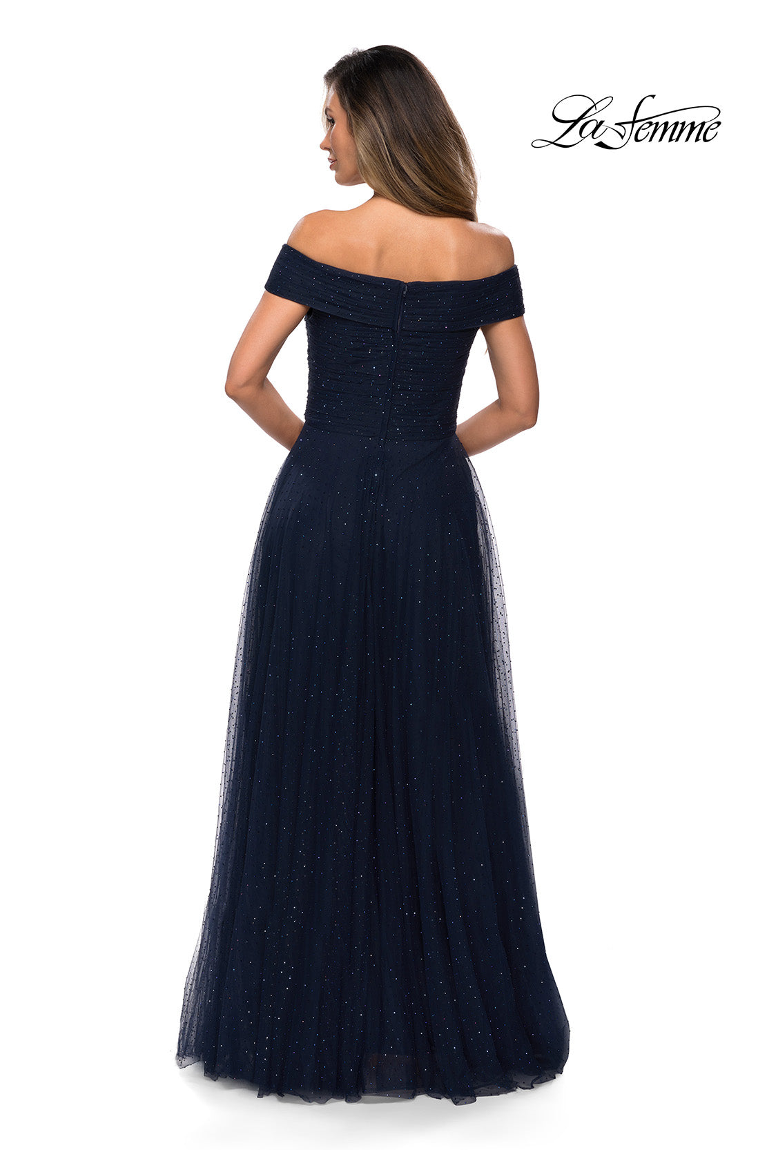 La Femme 28051 in Navy, back view