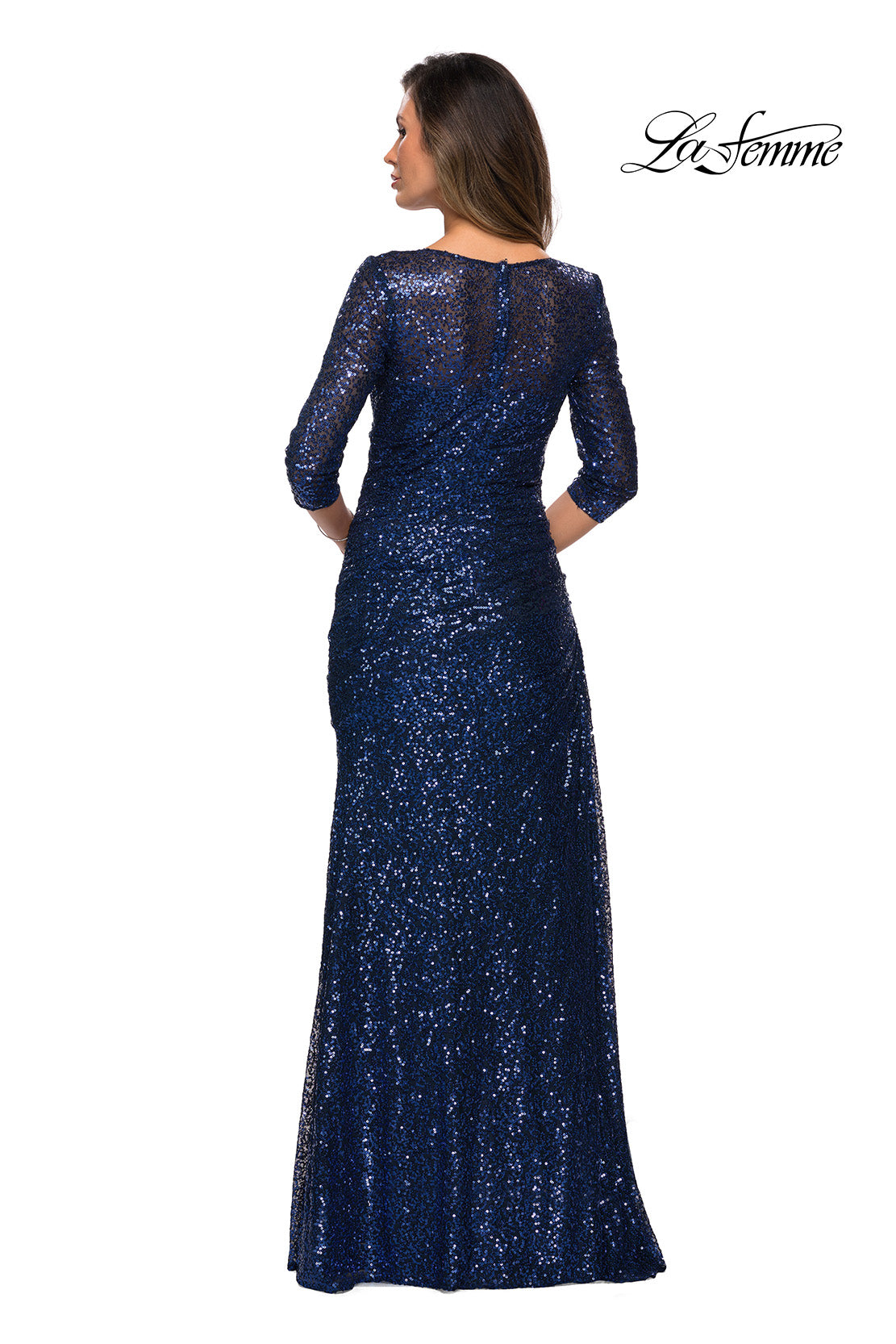 La Femme 28065 in Navy, back view